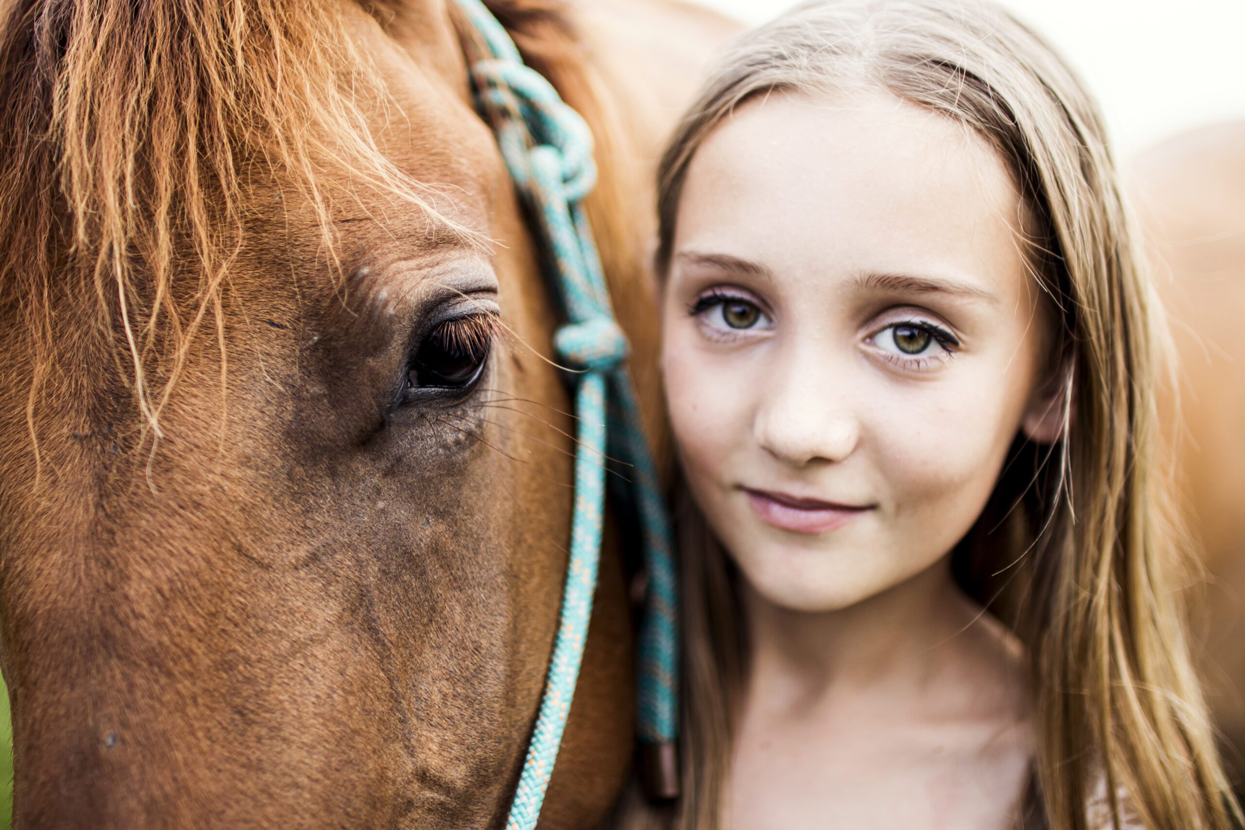 children's photography, horse, northeast wisconsin